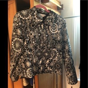 Maggy London flower patterned blazer, size 12